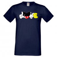 Мъжка тениска Mickey Love Подарък,Изненада,Рожден ден, снимка 5 - Тениски - 36576154