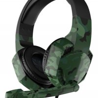 Слушалки с микрофон Digital One SP01157 A3 Тъмно зелен камуфлаж, Геймърски слушалки, Gaming Headset, снимка 1 - Слушалки, hands-free - 31243888