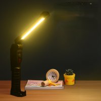 Акумулаторна работна LED диодна лампа с магнит и USB, снимка 5 - Аксесоари и консумативи - 40779779