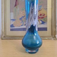 Кристална немска ваза , снимка 1 - Антикварни и старинни предмети - 40092008