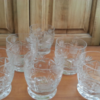 Кристални чаши , снимка 5 - Антикварни и старинни предмети - 36553509