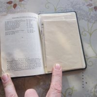 Стара библия книга в калъф кутия, снимка 3 - Колекции - 32070620