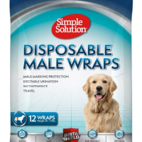 Памперси за мъжки кучета Simple Solution, 12 броя - L размер, снимка 1 - За кучета - 44687028