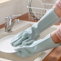 2152 Ръкавици с четка за миене на съдове, снимка 3 - Други стоки за дома - 30912891