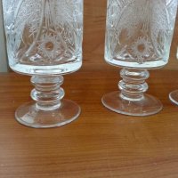 Кристални чаши , снимка 10 - Антикварни и старинни предмети - 29704625