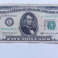 банкнота от 5 долара от 1950 г., снимка 1 - Нумизматика и бонистика - 29849961