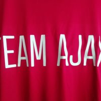 Ajax Amsterdam Adidas оригинална фланелка тениска Аякс L, снимка 4 - Тениски - 37488350
