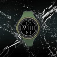 Дигитален часовник SMAEL 1618, зелен цвят, снимка 4 - Мъжки - 42598935