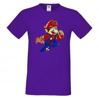 Мъжка тениска Mario Zombie 4 Игра,Изненада,Подарък,Празник,Повод, снимка 17 - Тениски - 37237685