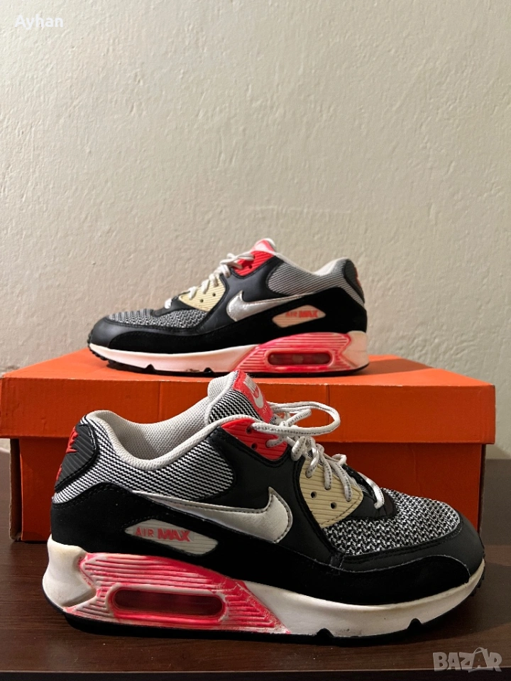Nike Air Max 90 LE GS ‘Black Metalic Silver, снимка 1
