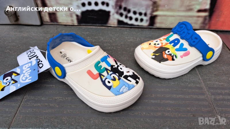 Английски детски кроксове-Bluey, снимка 1