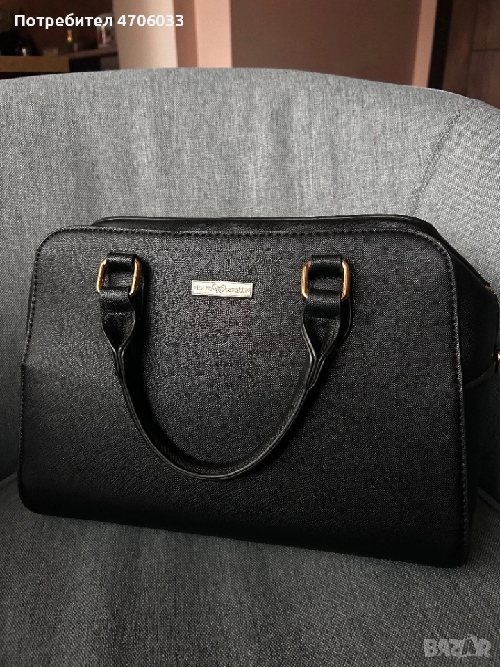 Дамска черна чанта , снимка 1