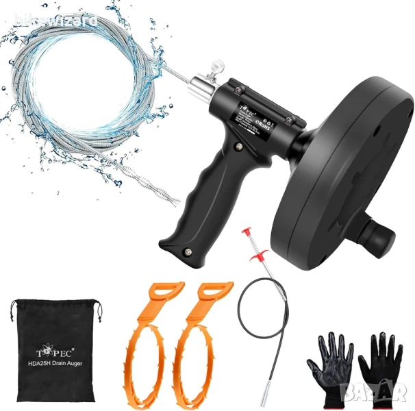 Topec 7,62 м спирала за почистване на тръби НОВА, снимка 1