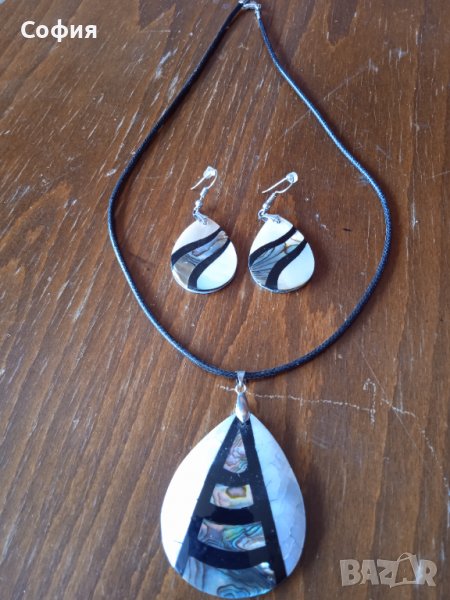 Комплект обеци и гердан, снимка 1