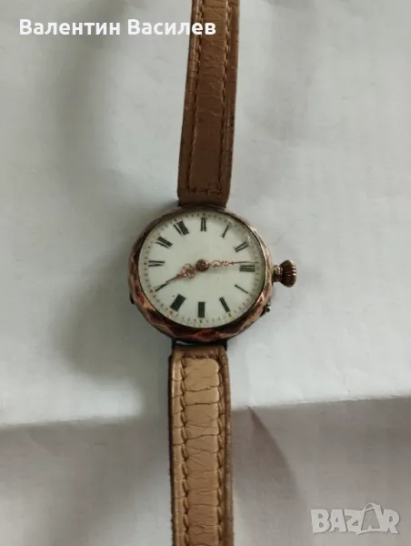 Дамски ръчен сребърен часовник , снимка 1