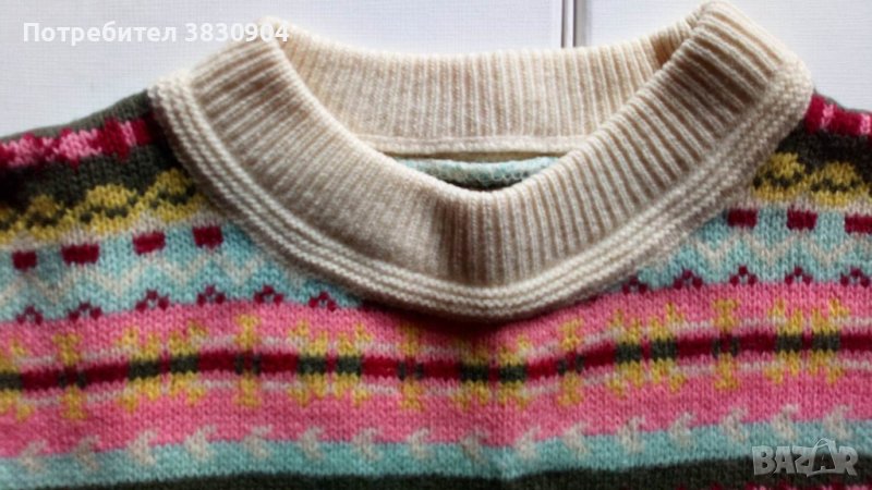 Пуловер Benetton, L, момиче 8 -10 години, вълна, снимка 1