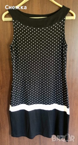 Лятна рокля на бели точки, снимка 1