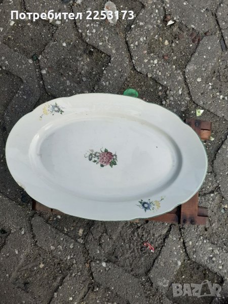 БГ плато порцелан, снимка 1