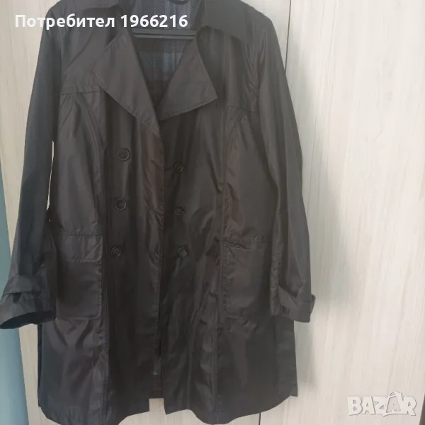 Черен шлифер,яке, снимка 1