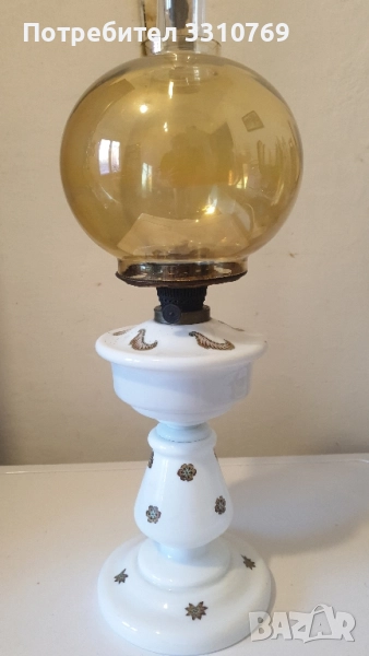 Рядка находка-красива стъклена газена лампа. , снимка 1