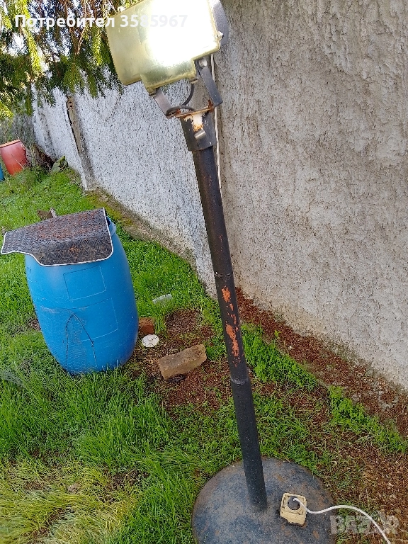 лампа външна със стойка подвижна , снимка 1