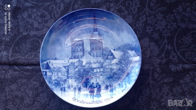 Декоративна чиния Weinnachten 1994, снимка 1