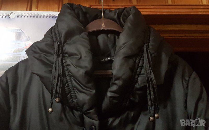 Готино дамско черно яке/шуба, М, снимка 1