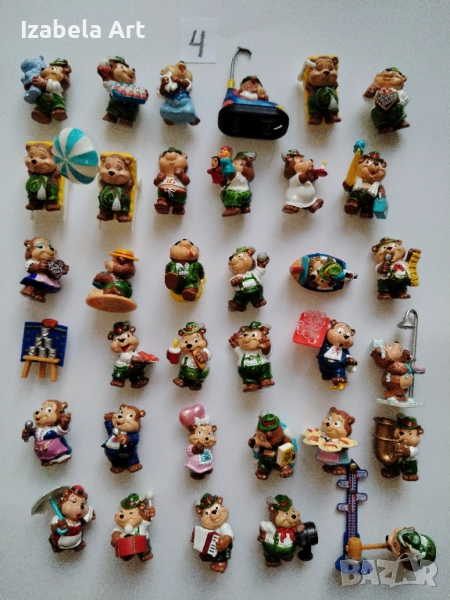 35бр фигури Kinder МЕЧЕТА/стари Киндер играчки от шоколадови яйца , снимка 1