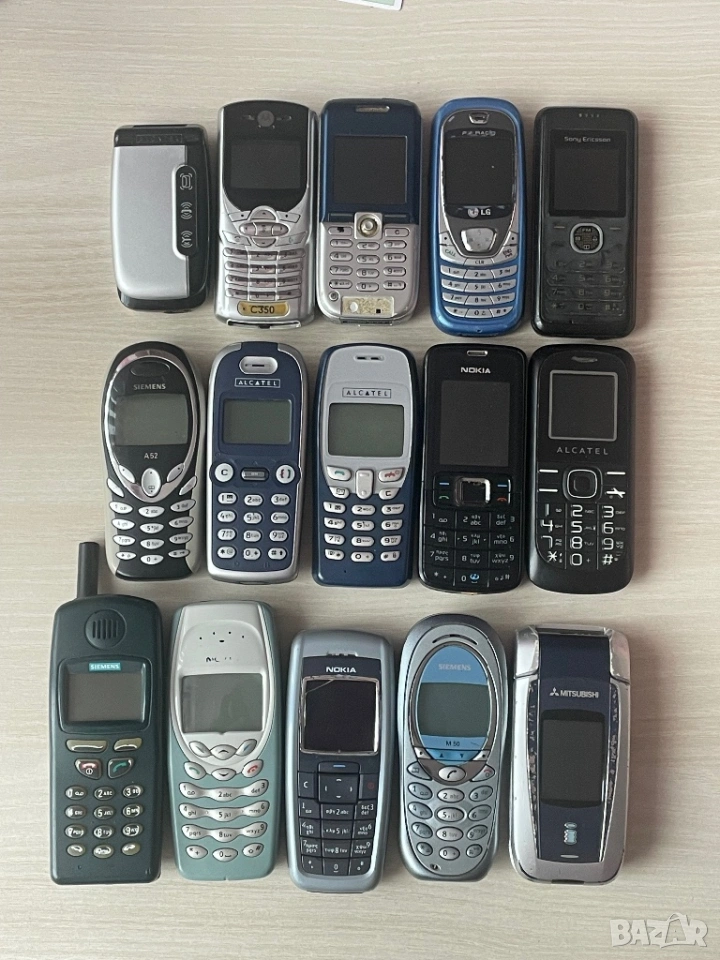 Ретро телефони Nokia Siemens Alcatel Motorola LG Sony Ericsson Mitsubishi, снимка 1