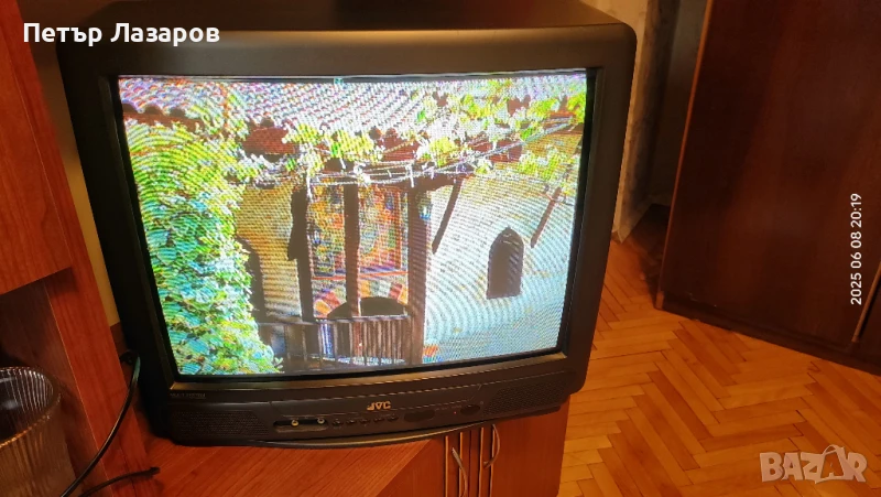 21 ична ТВ с кинескоп JVC с дистанционно,опция сателитен приемник, снимка 1