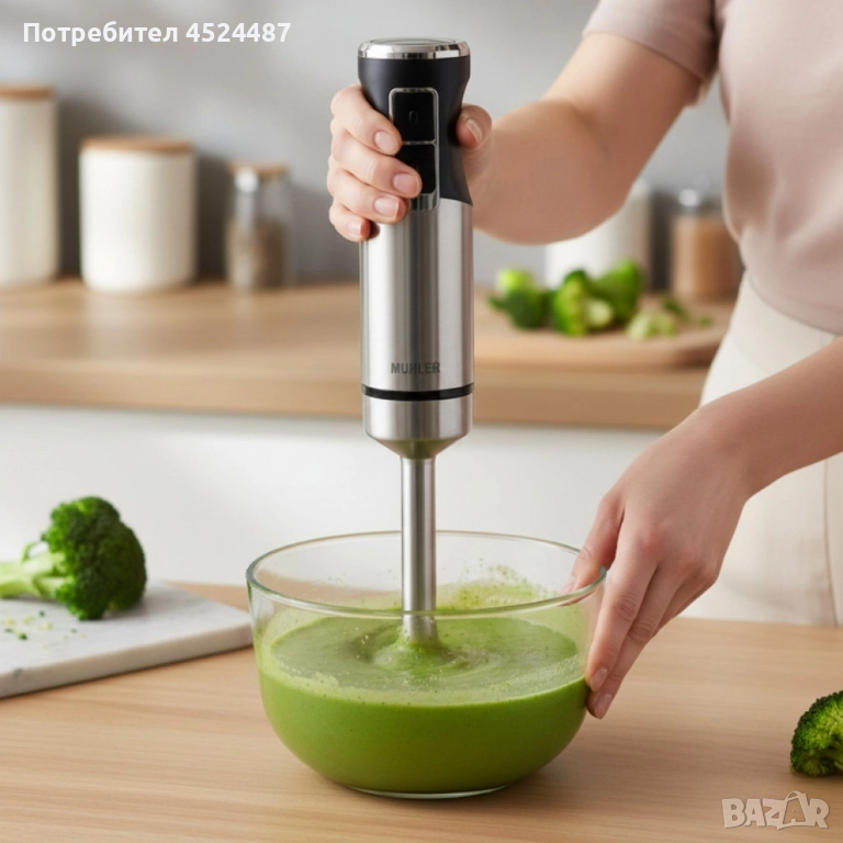 Пасатор Muhler MB-77S, 1000W, метален, снимка 1