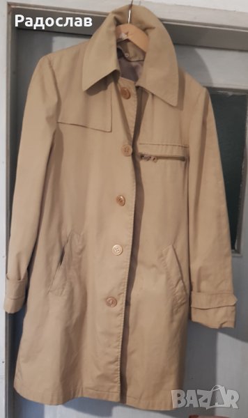 Продавам мъжки шлифер със зимна подплата качулка и колан, снимка 1