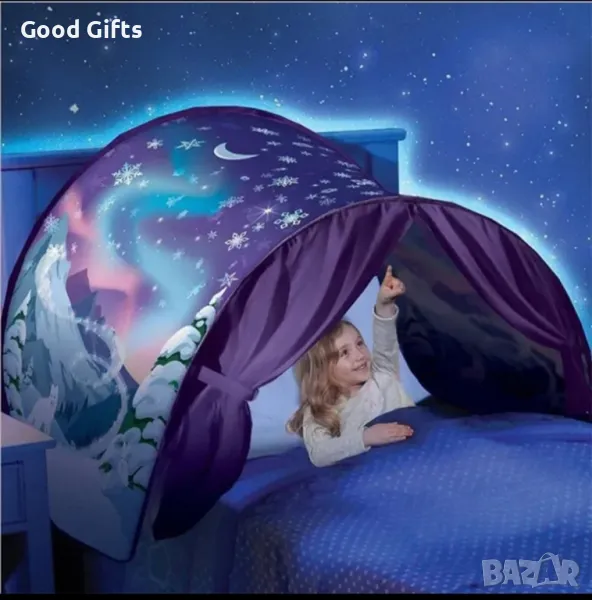 Светеща Детска палатка за сън и игра Dream Tents, снимка 1