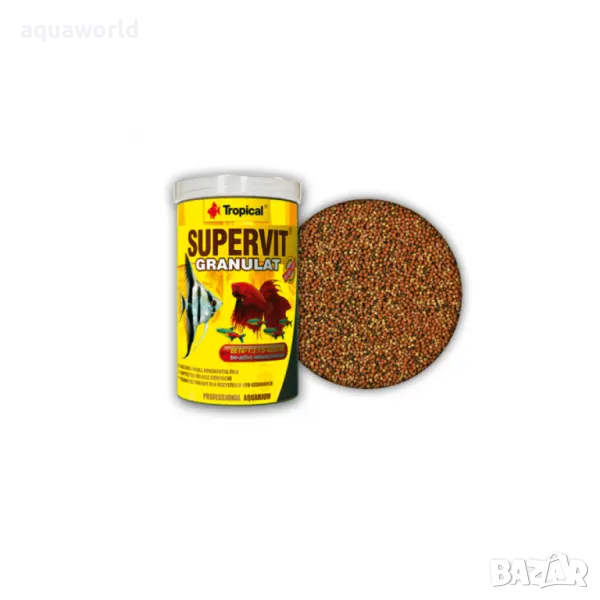 "ПРОМОЦИЯ" Tropical Supervit Granulat – 10гр. Гранулирана храна за всеядни риби, снимка 1