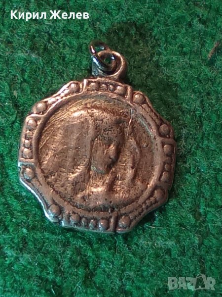 СТАРИННА СРЕБЪРНА КАТОЛИЧЕСКА ИКОНКА МАЙСТОРСКА ИЗРАБОТКА РЕЛИГИОЗЕН МЕДАЛЬОН 24660, снимка 1