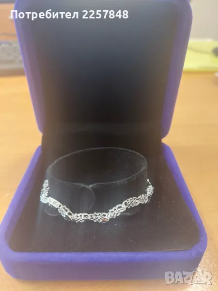 Нова сребърна гривна, снимка 1