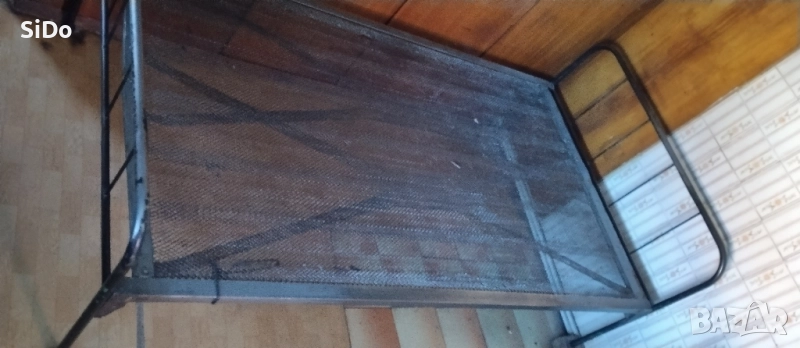 Легло с жел.табли и пружина с размери:190/110см, снимка 1