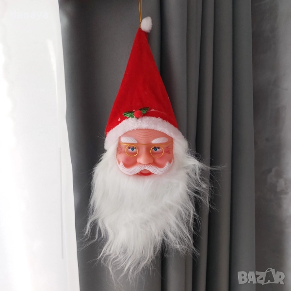 6203 Висяща коледна украса Дядо Коледа, 35 см, снимка 1