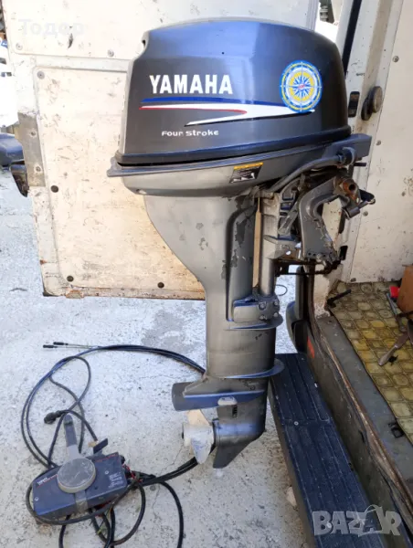 Продавам извънб. д-л Yamaha-Four Stroke 9,9HP, 4т,ел.стартер,щамбайн и жила,внос от Италия, снимка 1