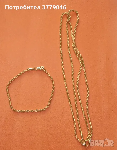 Комплект колие и гривна , снимка 1