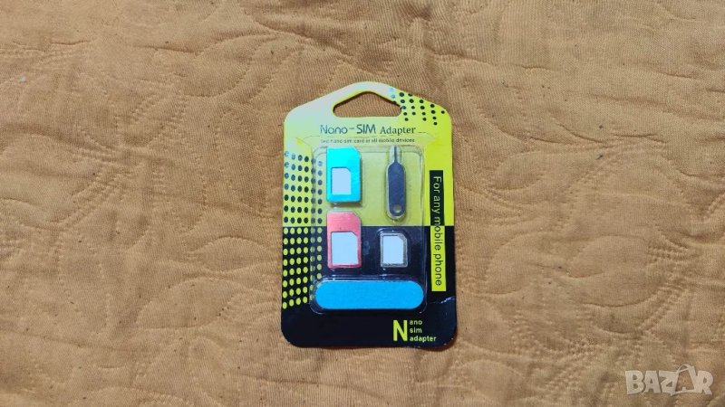 Nano SIM adapter Преходници адаптери за сим карти, снимка 1