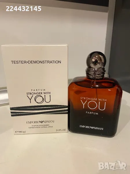 Armani Stronger with you Parfum  100 ml EDP Tester , снимка 1