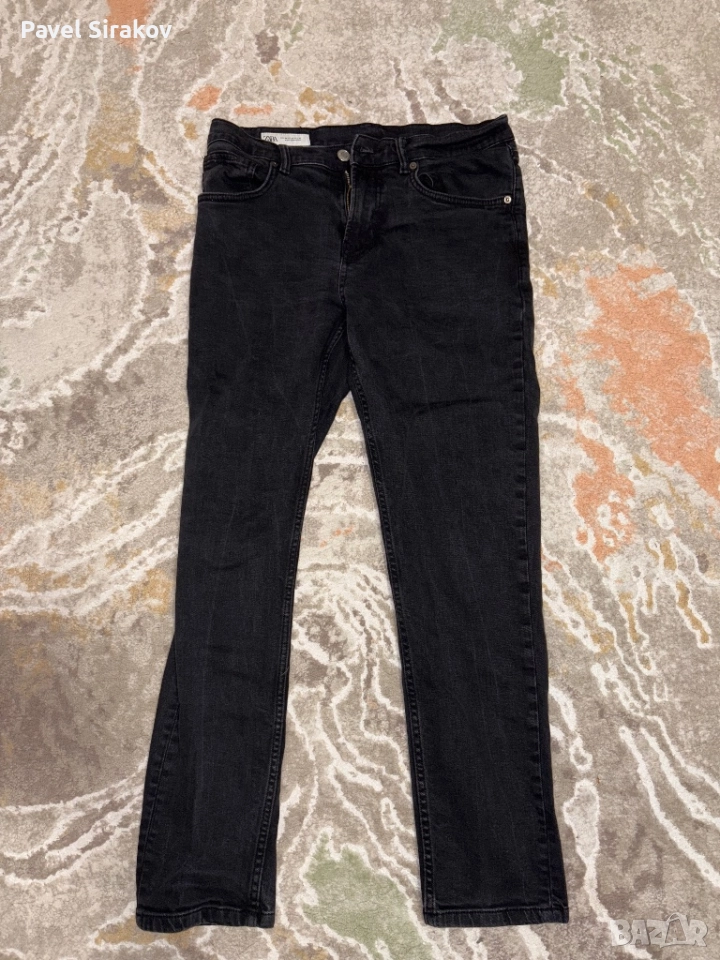 Zara Slim Fit черни дънки, снимка 1