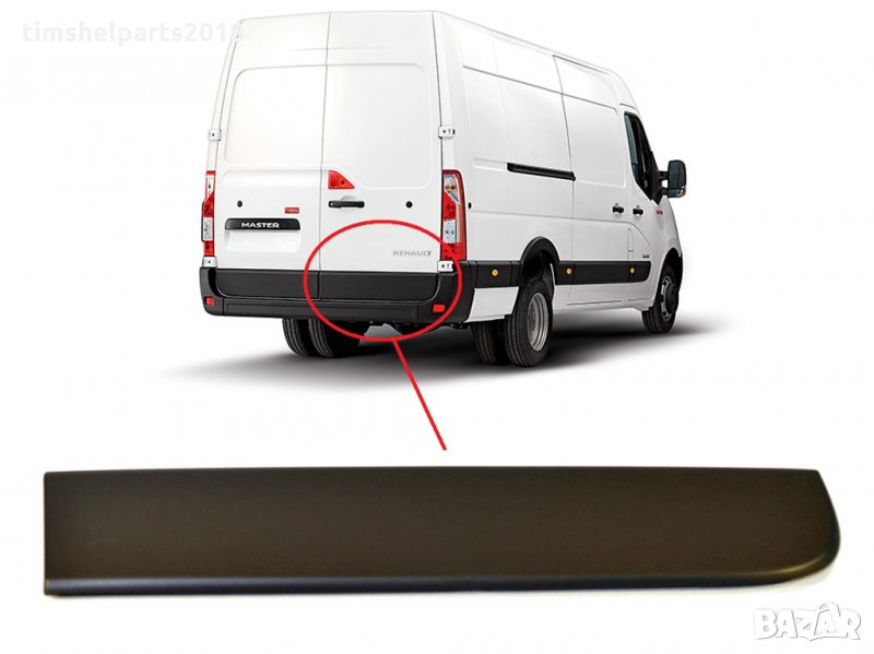 Лайстна задна ДЯСНА врата Renault Master 3 Opel Movano Nissan NV 400 след 2010, снимка 1