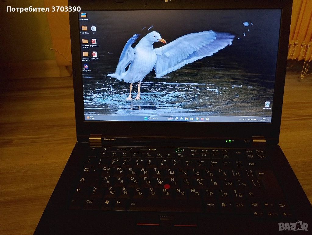 Лаптоп Lenovo T420 Intel Core(TM) i7, SSD 256gb, 8 GB RAM, Windows 11, снимка 1