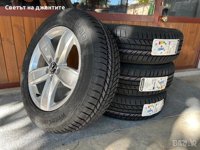 Джанти за Audi Q3 17 Цола с Зимни Гуми 215/65/17 Нови Continental Dot 2025, снимка 1
