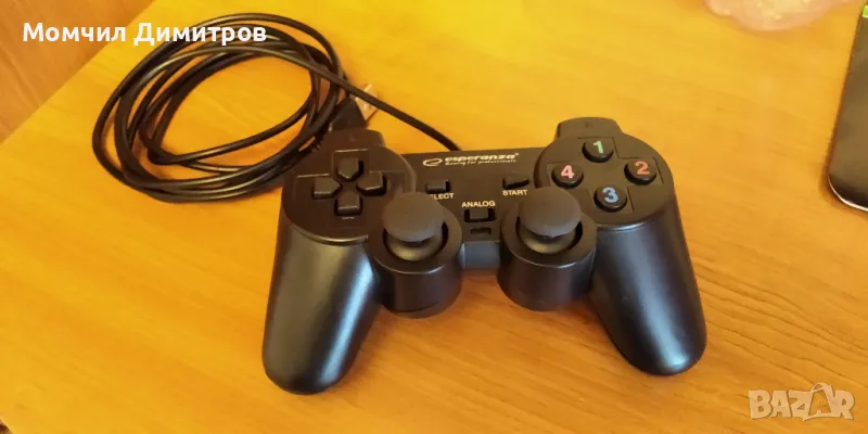Геймпад Esperanza Warrior GX300, PC USB, черен, снимка 1