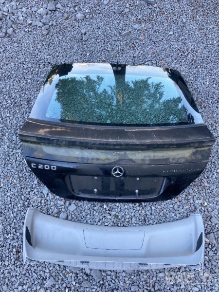 Заден капак със стъкло за мерцедес ц класа купе багажник черен w203 2000-2007, снимка 1