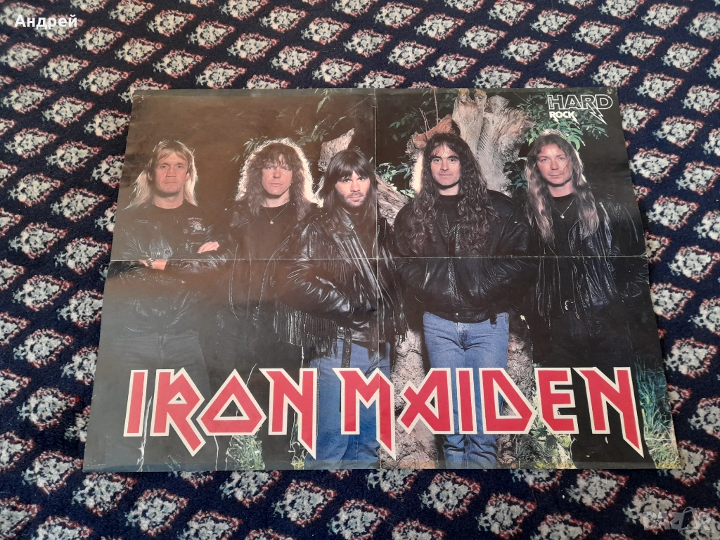Стар плакат Iron Maden,Antrax, снимка 1