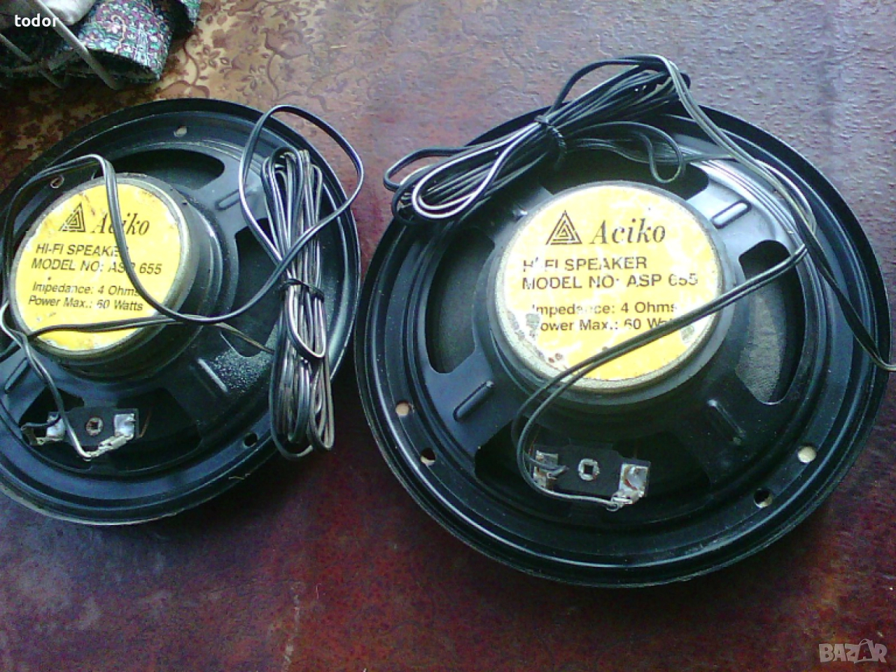 продавам тонколонки за кола ачико-2бр., снимка 1